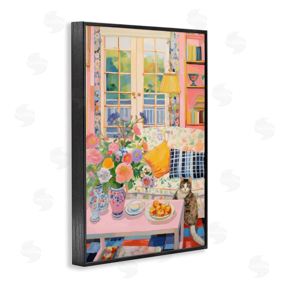 Invited Guest Interior Black Frame Print Wall Art, Home Decor by LSR Design Studio