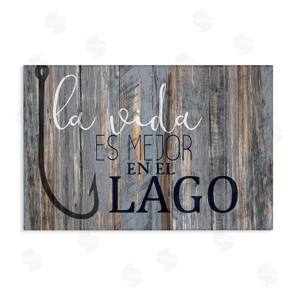 Kim Allen Mejor en el Lago Azul Canvas Wall Art Print