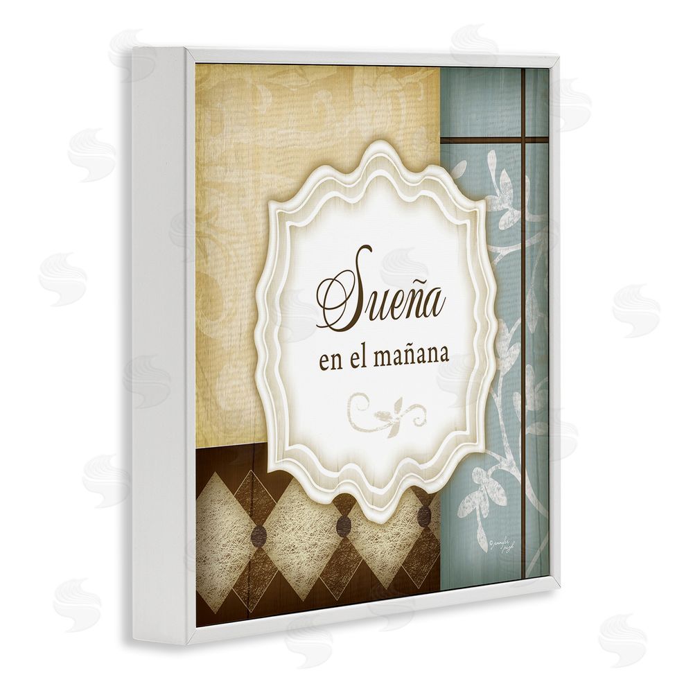 Jennifer Pugh Sueña en el Mañana White Framed Giclee Wall Art Print