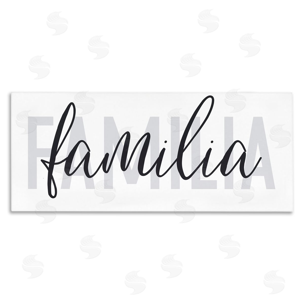 Wild Apple Portfolio Familia con Diseño Minimalista Canvas Wall Art Print