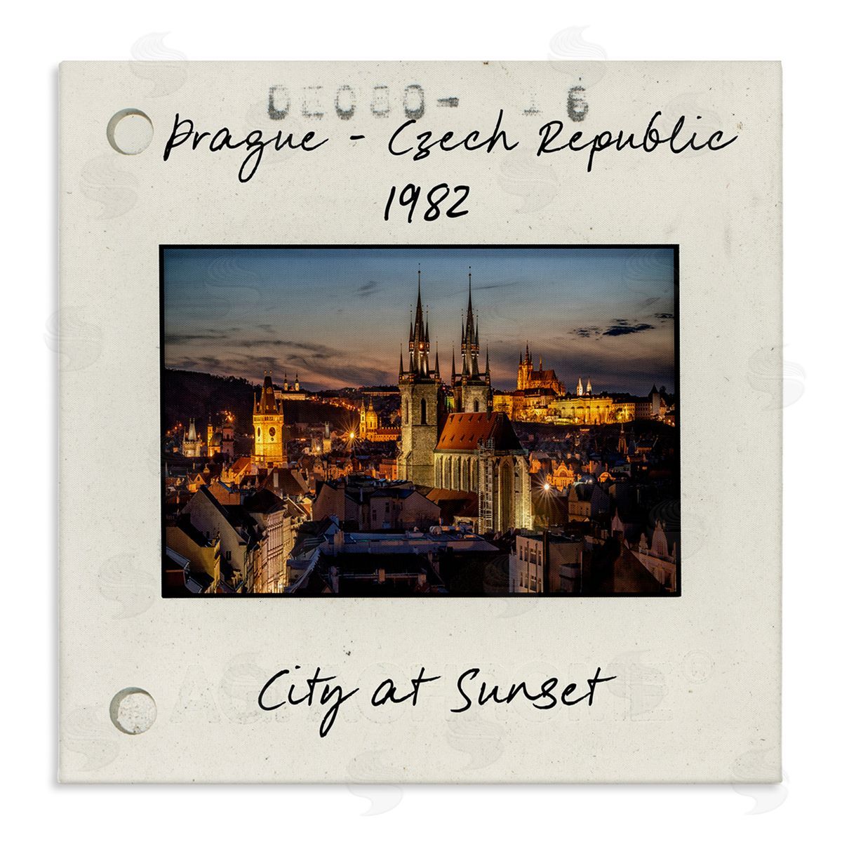 Prague Travel Cityscape Canvas Wall Art, Home Decor by Danita Delimont