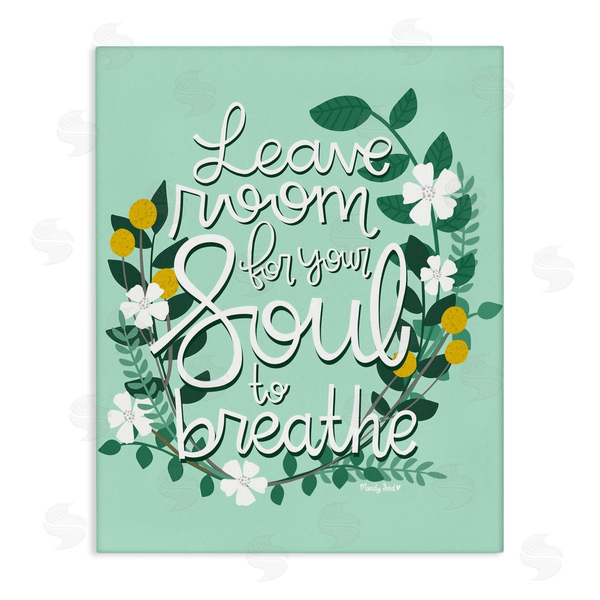 Room For Soul To Breathe Canvas Wall Art, Home Decor by Mandy Ford Art + Illustration