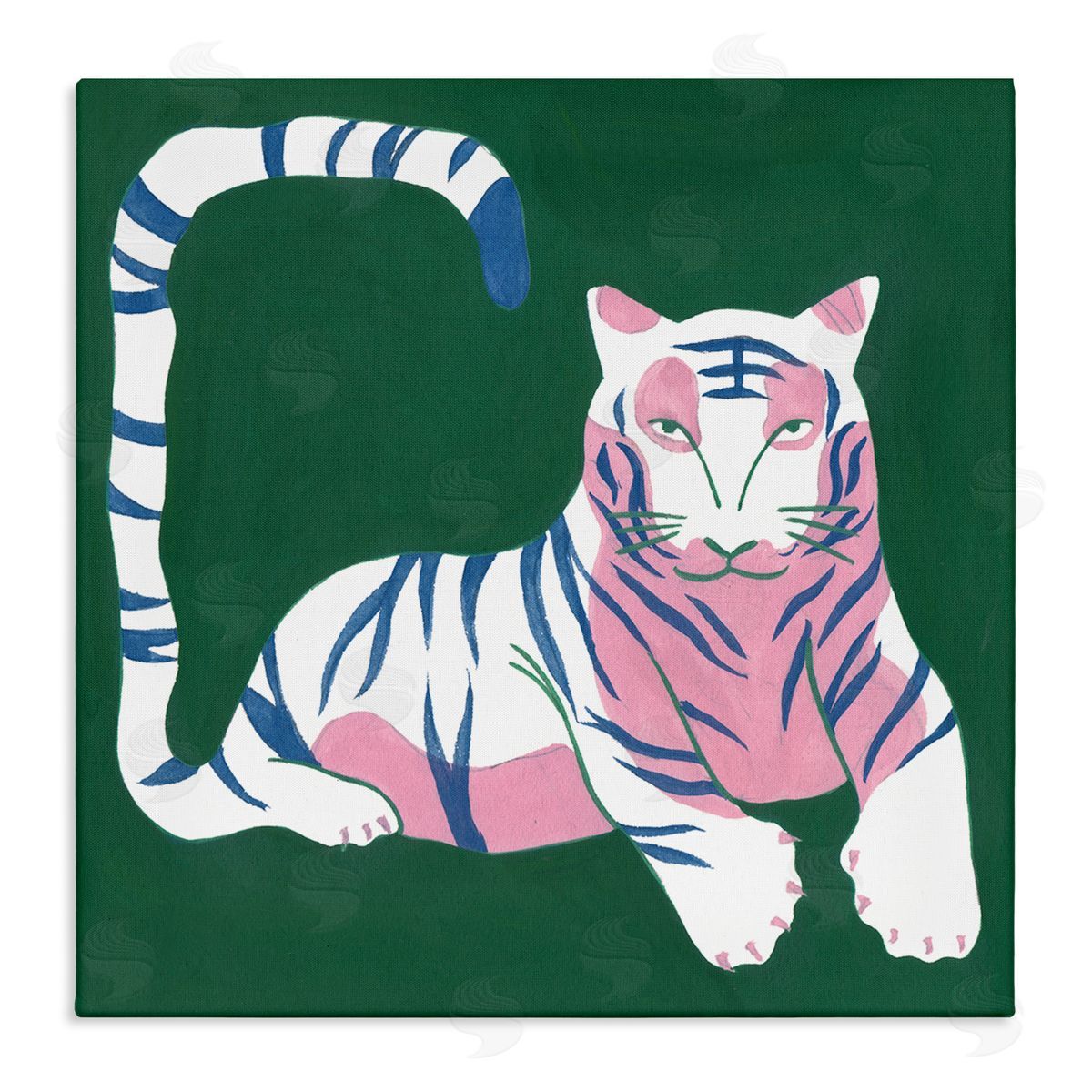 Stupell Wall Art | Modern Tiger with Curved Tail – Stupell Home Decor