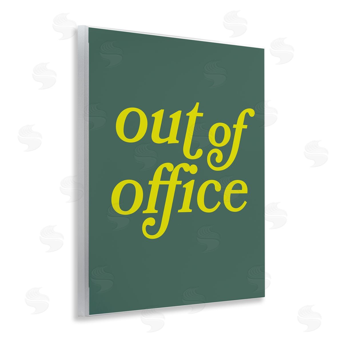 Minimal Out Of Office Wood Plaque Wall Art, Home Decor by Victoria Barnes