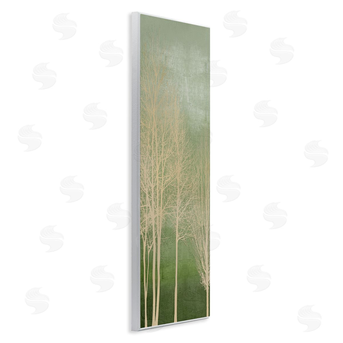 Subtle Ombre & Tree Wood Plaque Wall Art, Home Decor by Kate Bennett