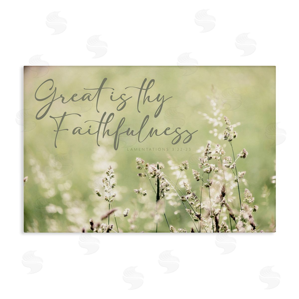 Spiritual Faithfulness with Florals Canvas Wall Art, Home Decor by Erin Marie