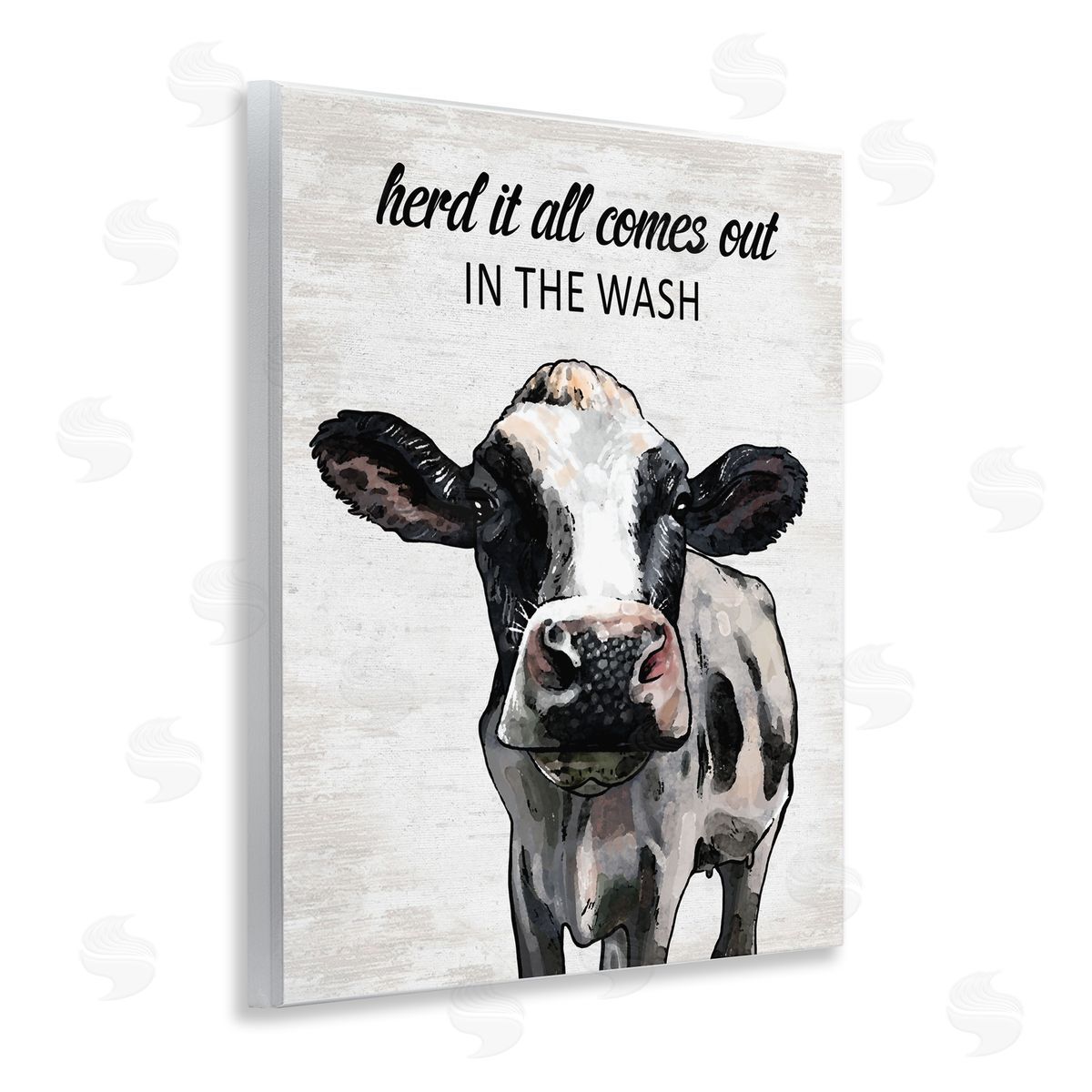 Farm Animal Laundry Pun Wood Plaque Wall Art, Home Decor by Lettered and Lined