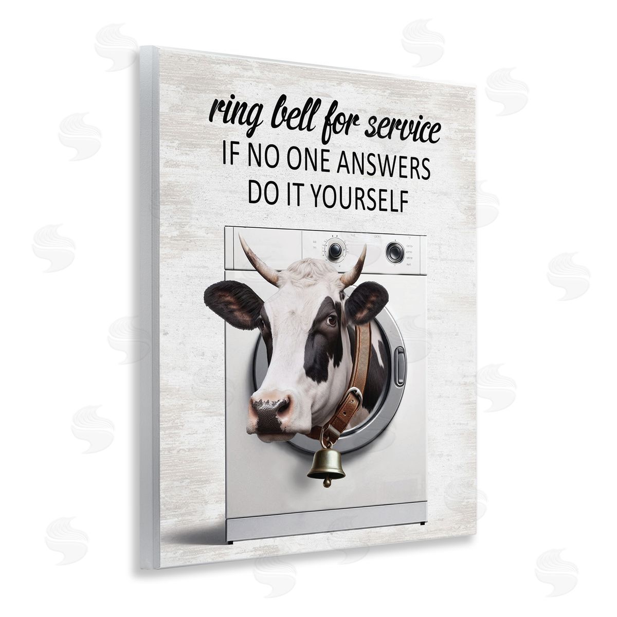 Sassy Cow Laundry Wood Plaque Wall Art, Home Decor by Lettered and Lined