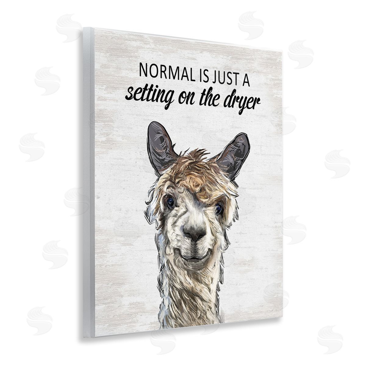 Normal is Just Dyer Setting Wood Plaque Wall Art, Home Decor by Lettered and Lined