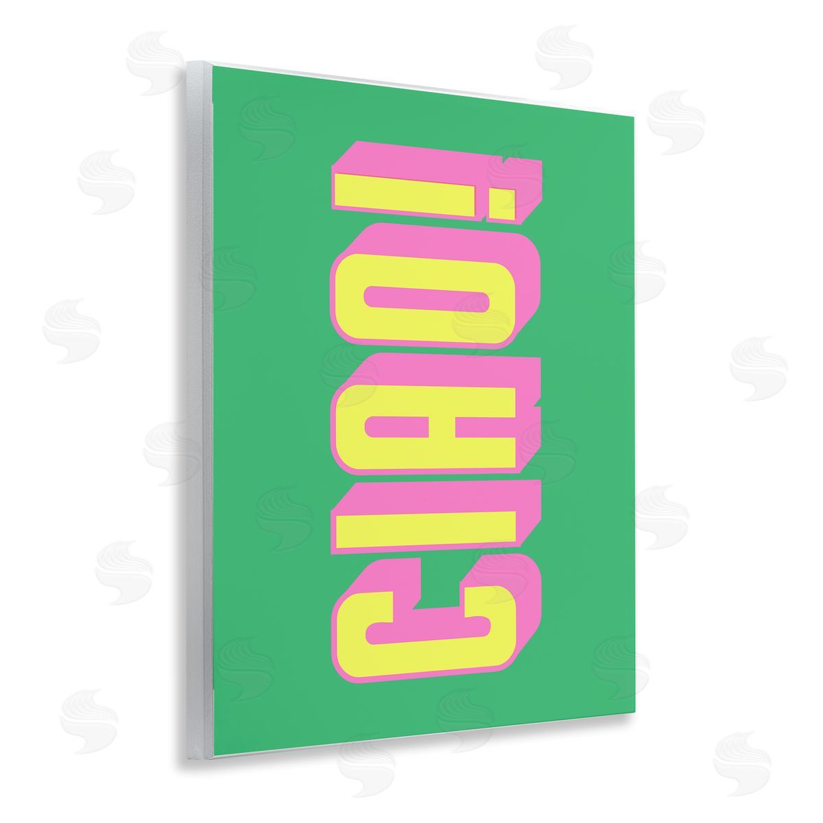Ciao Bold Lettering Wood Plaque Wall Art, Home Decor by House of Lulu