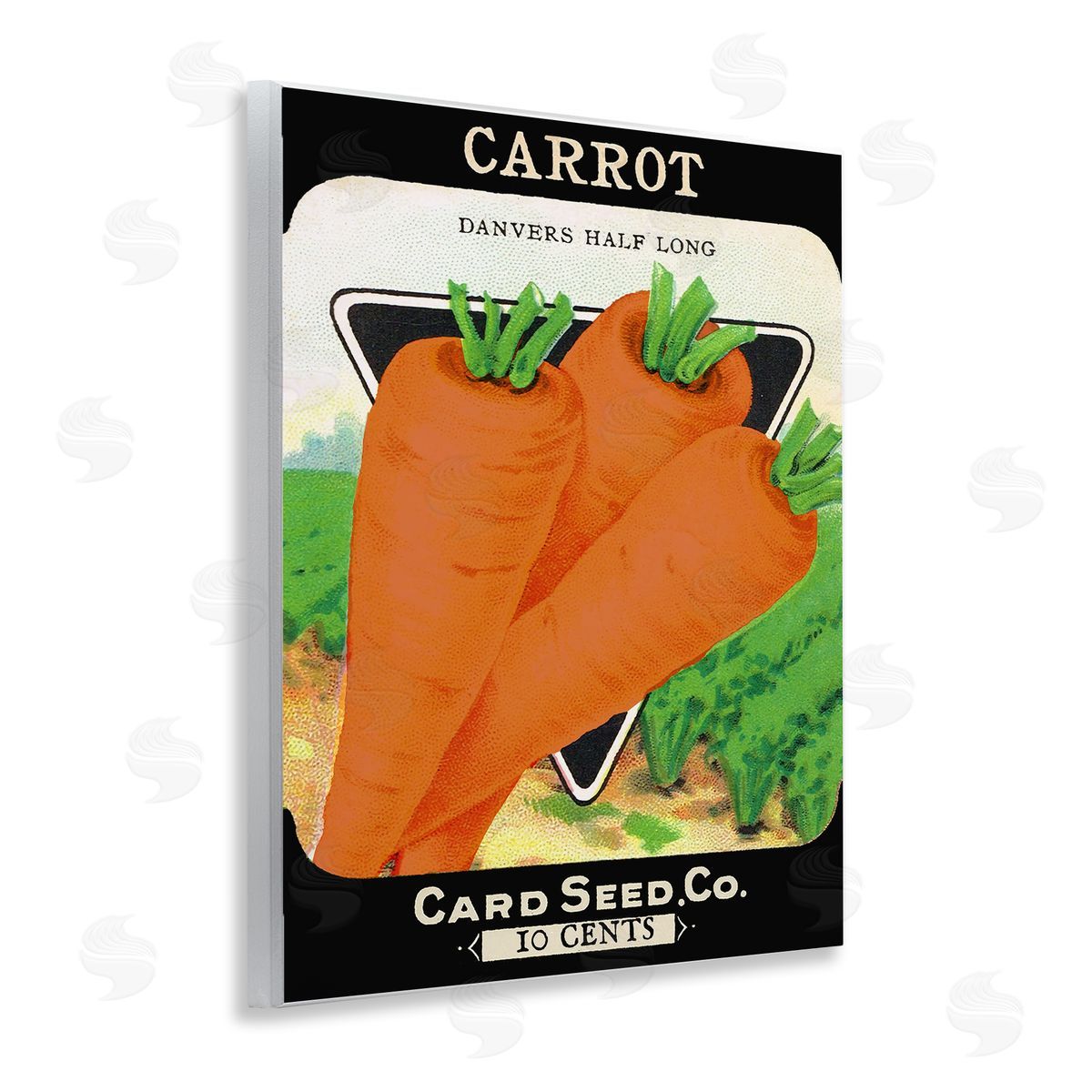 Vintage Garden Carrots Wood Plaque Wall Art, Home Decor by Stupell Studio