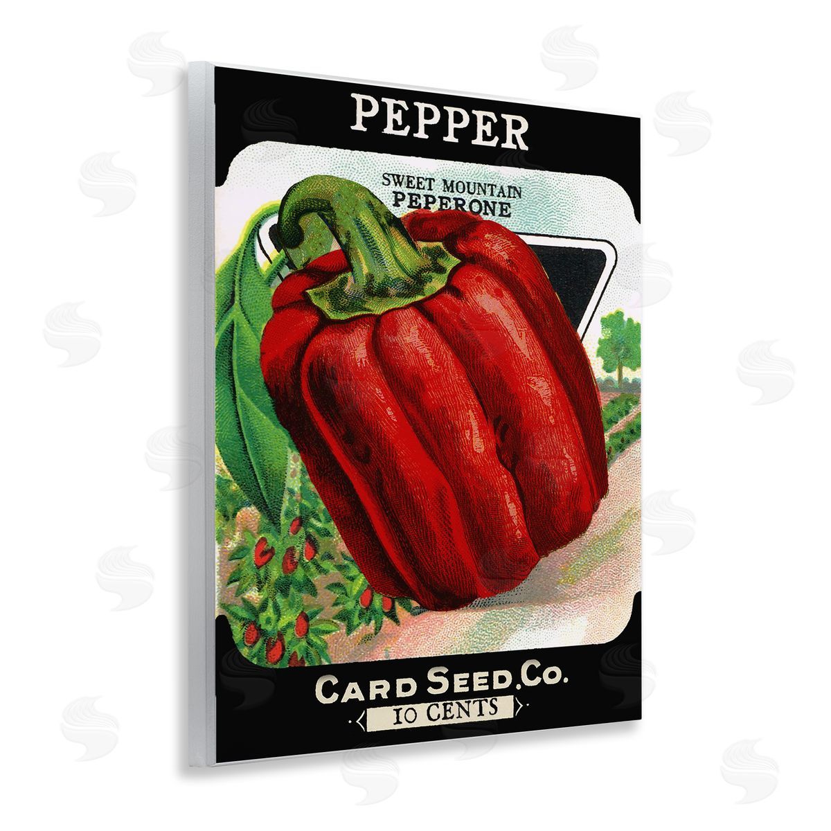 Vintage Garden Peppers Wood Plaque Wall Art, Home Decor by Stupell Studio