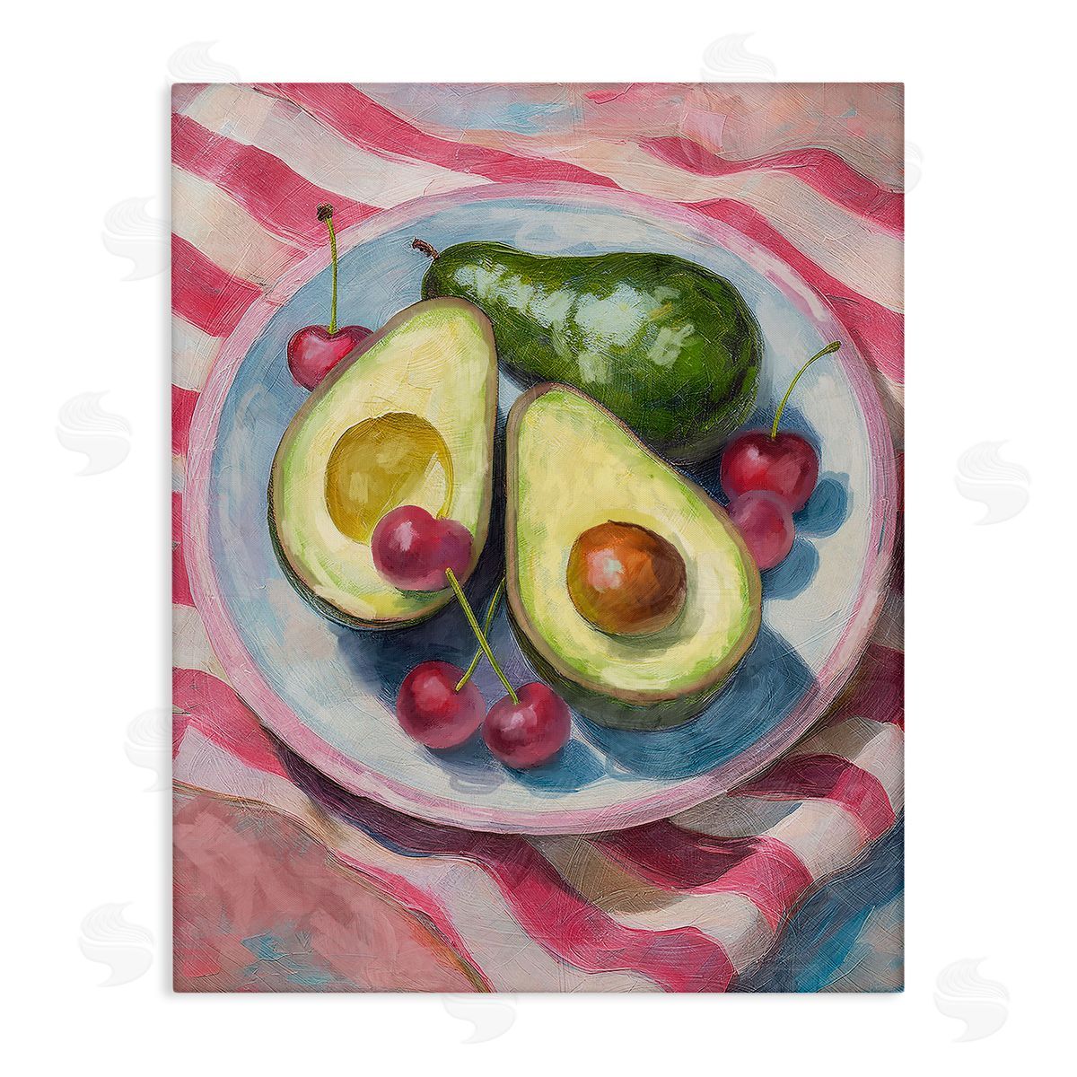 Avocado & Fruits Meal Canvas Wall Art, Home Decor by Stupell Studio
