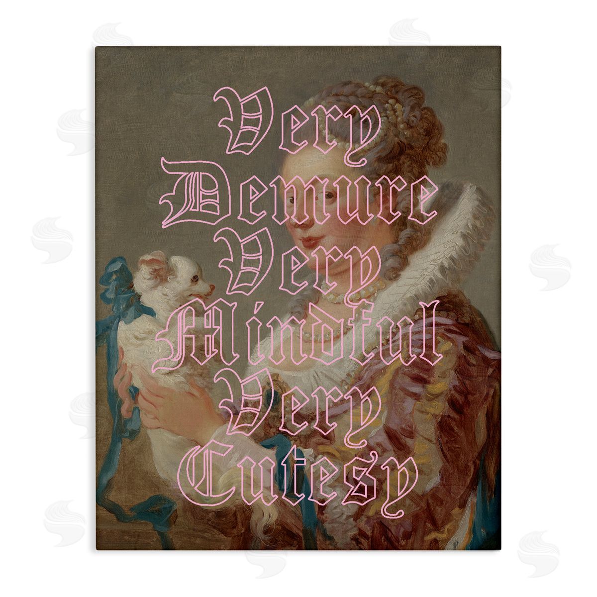 Trendy Demure & Mindful Classic Canvas Wall Art, Home Decor by Stupell Studio