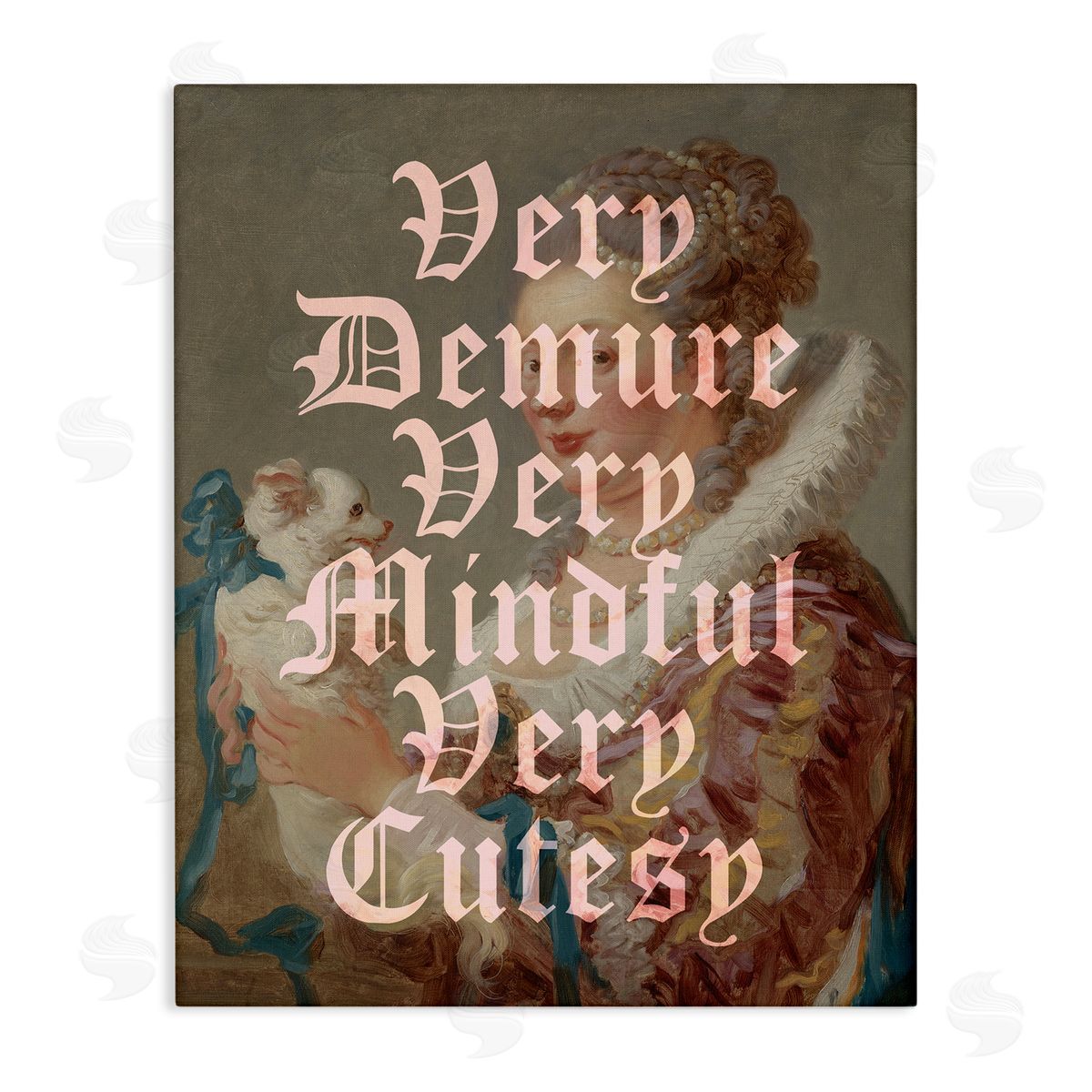 Vintage Demure & Mindful Canvas Wall Art, Home Decor by Stupell Studio