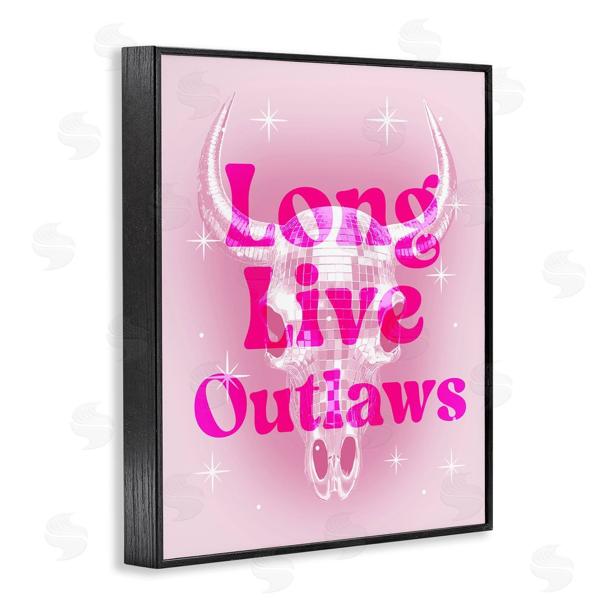 Glam Long Live Outlaws Black Frame Print Wall Art, Home Decor by Stupell Studio