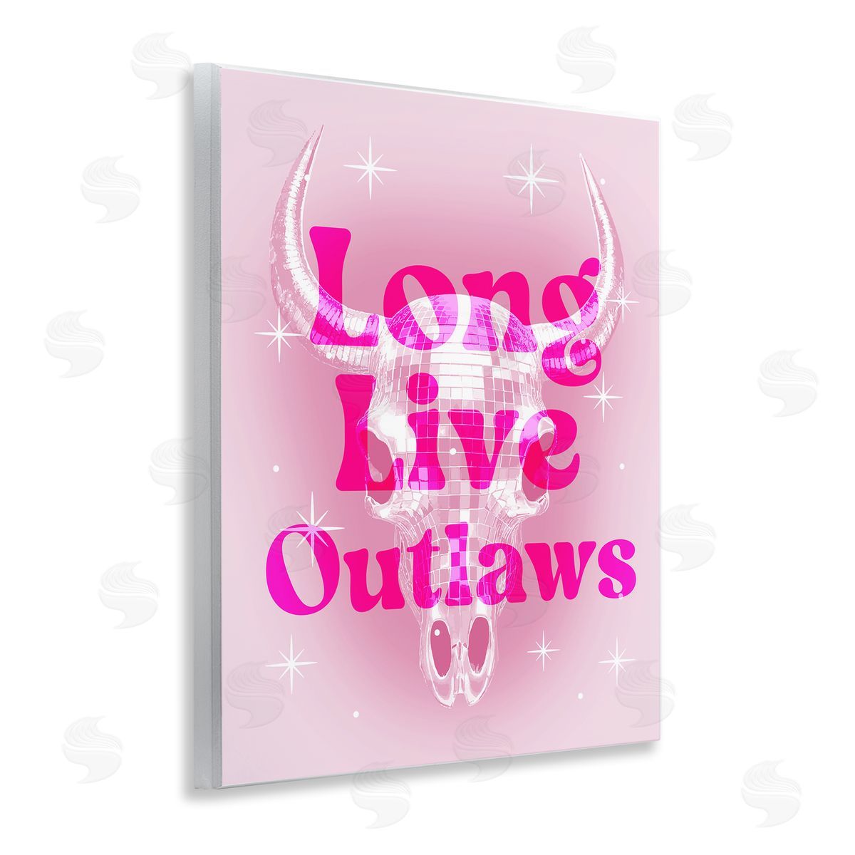 Glam Long Live Outlaws Wood Plaque Wall Art, Home Decor by Stupell Studio