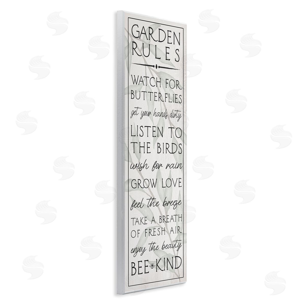 Uplifting Garden Rules Wood Plaque Wall Art, Home Decor by Stupell Studio