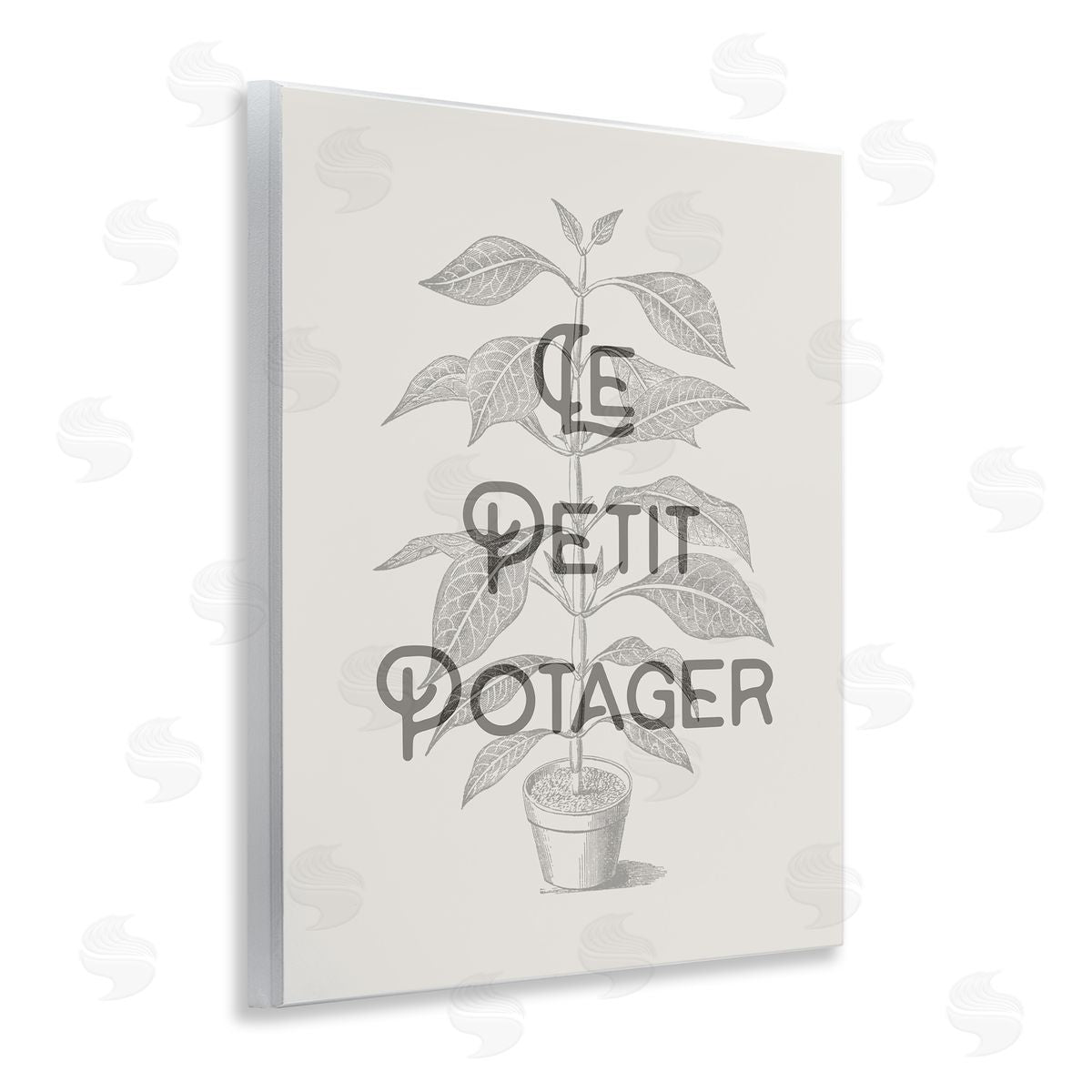 Vintage French Plant Phrase Wood Plaque Wall Art, Home Decor by Stupell Studio