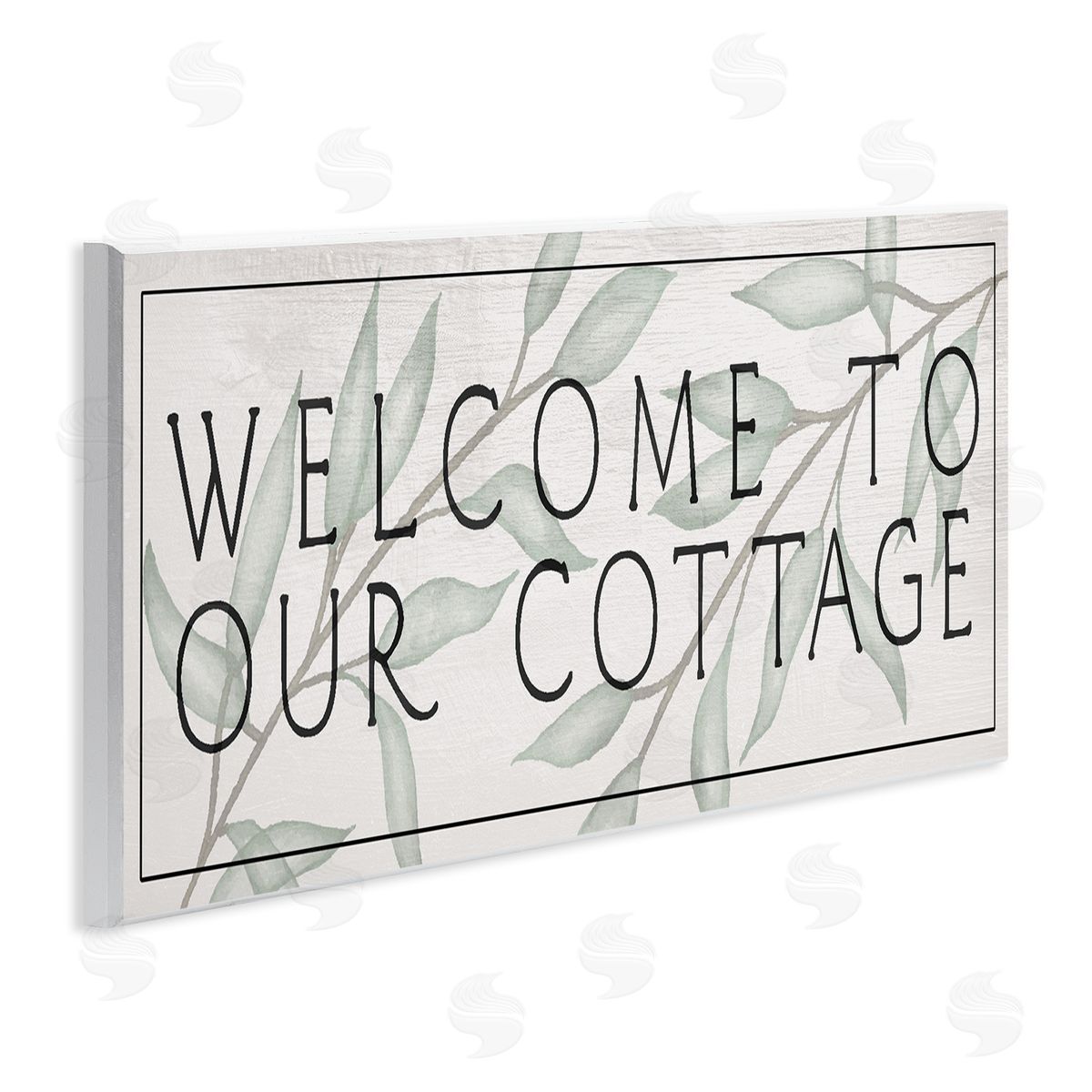 Rustic Cottage Welcome Wood Plaque Wall Art, Home Decor by Stupell Studio