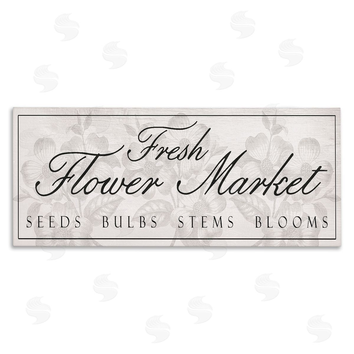 Vintage Fresh Flower Market Canvas Wall Art, Home Decor by Stupell Studio