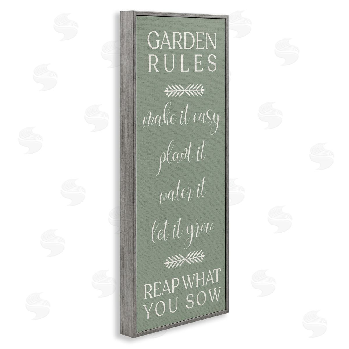 Reap What You Sow Gardening Grey Frame Print Wall Art, Home Decor by Stupell Studio
