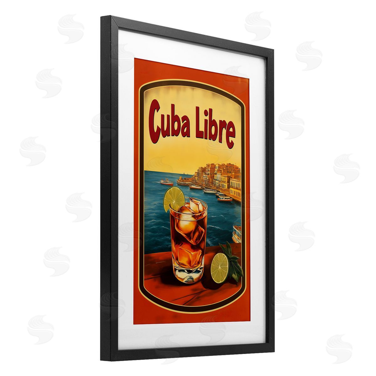 Andreas Magnusson Cuba Libre Vintage Cocktail Canvas Wall Art Print
