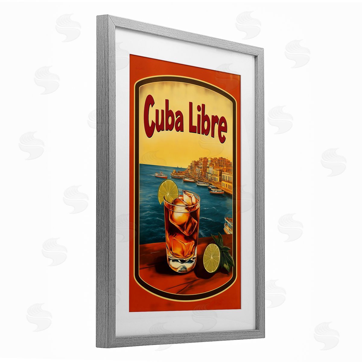 Andreas Magnusson Cuba Libre Vintage Cocktail Canvas Wall Art Print