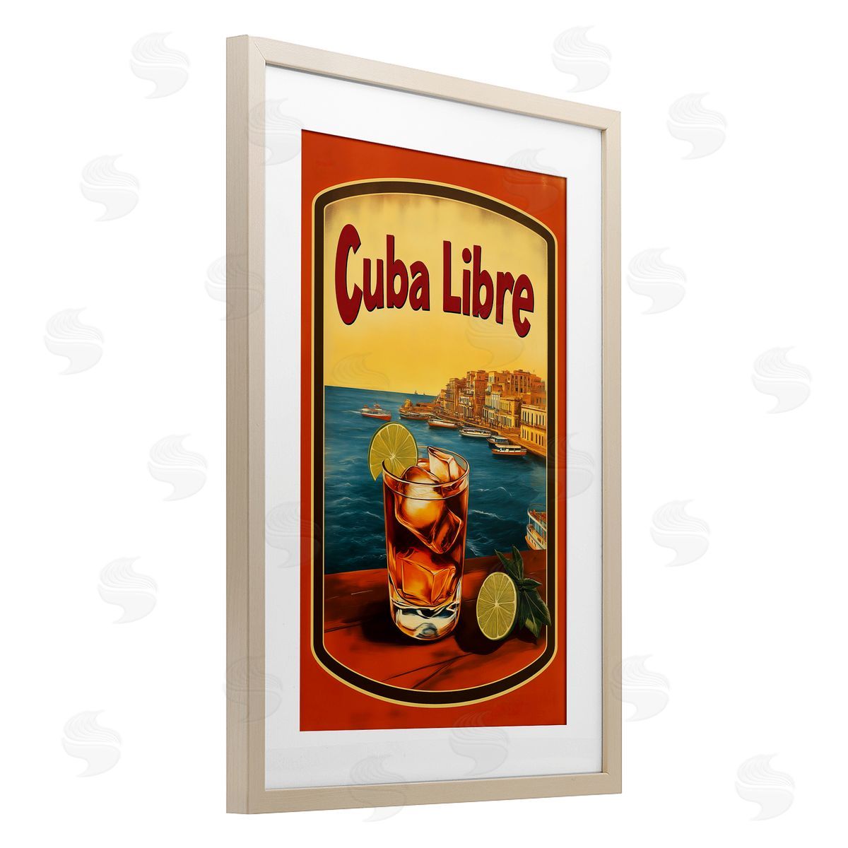 Andreas Magnusson Cuba Libre Vintage Cocktail Canvas Wall Art Print