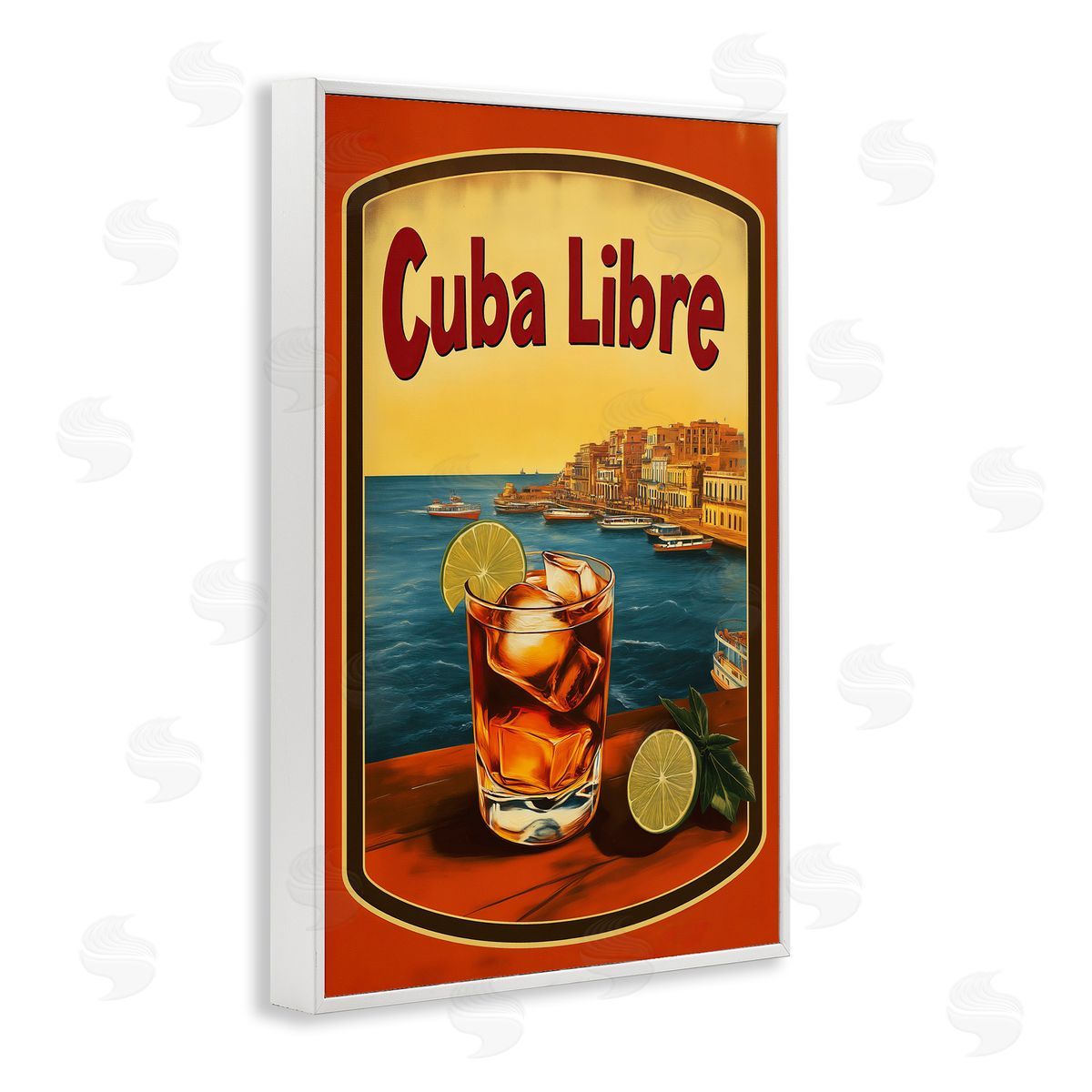 Andreas Magnusson Cuba Libre Vintage Cocktail Canvas Wall Art Print