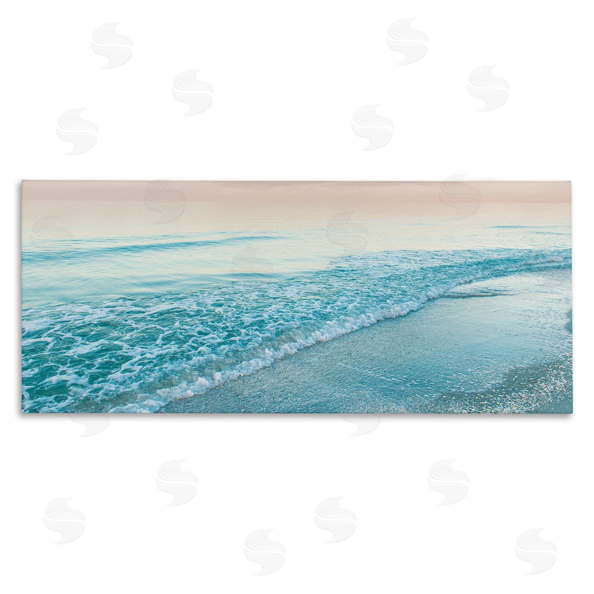 Luminous Sunset over Beach Canvas Wall Art, Home Decor by Mary Lou Johnson