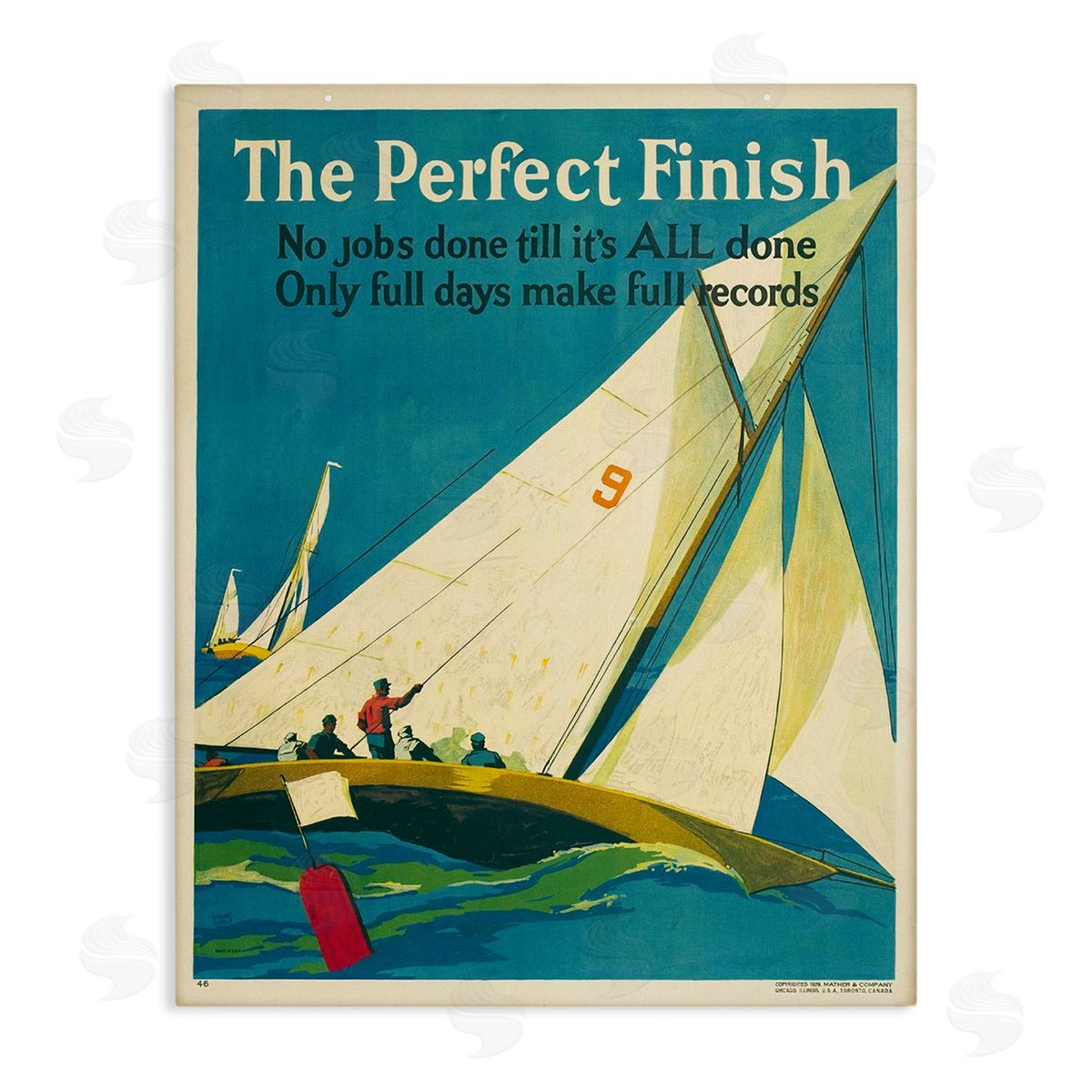 Perfect Finish Antique Sailors Canvas Wall Art, Home Decor by Marcus Jules