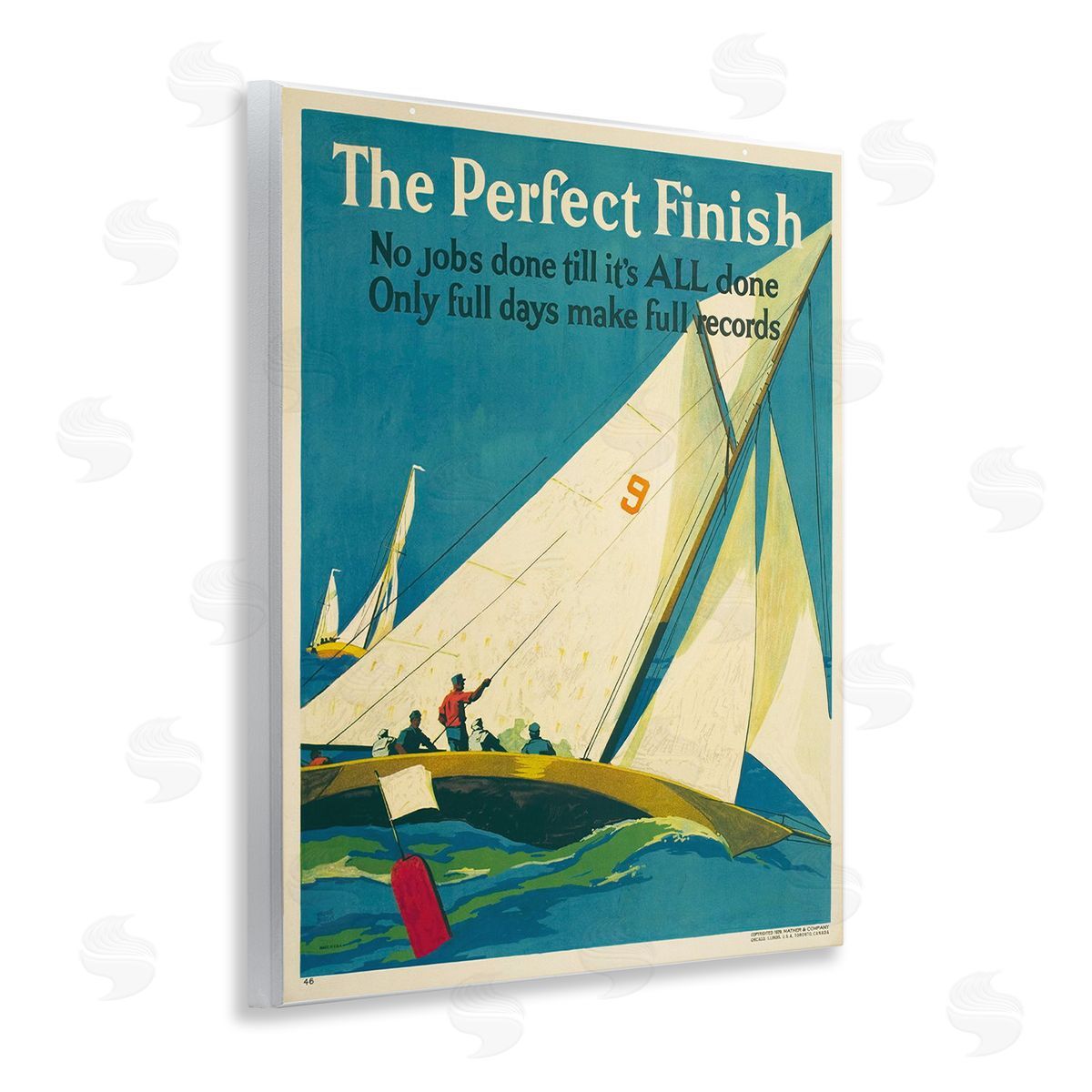Perfect Finish Antique Sailors Wood Plaque Wall Art, Home Decor by Marcus Jules