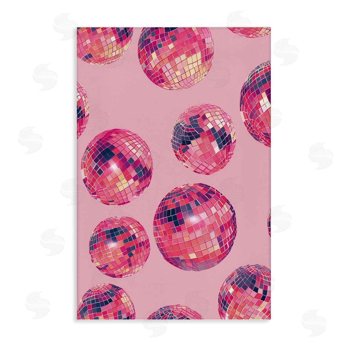 stupell industries LSR Design Studio | Vivid Pink Disco Pattern