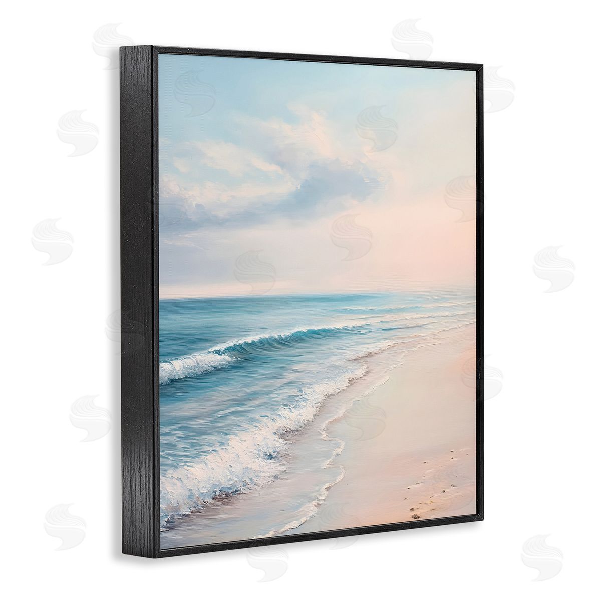 Serene Sands at Sunset Black Frame Print Wall Art, Home Decor by Franklyn Gregory