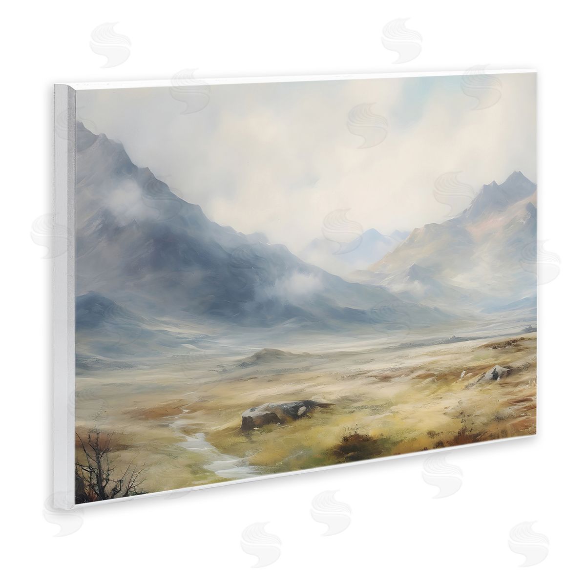 Faded Mountain Secrets Wood Plaque Wall Art, Home Decor by Franklyn Gregory