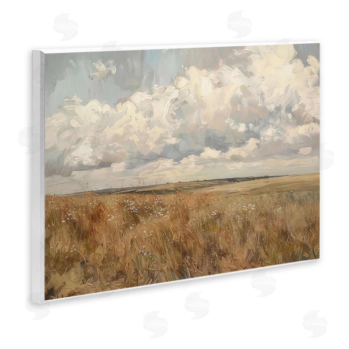 Wide Open Farm Field Wood Plaque Wall Art, Home Decor by LSR Creative Studio