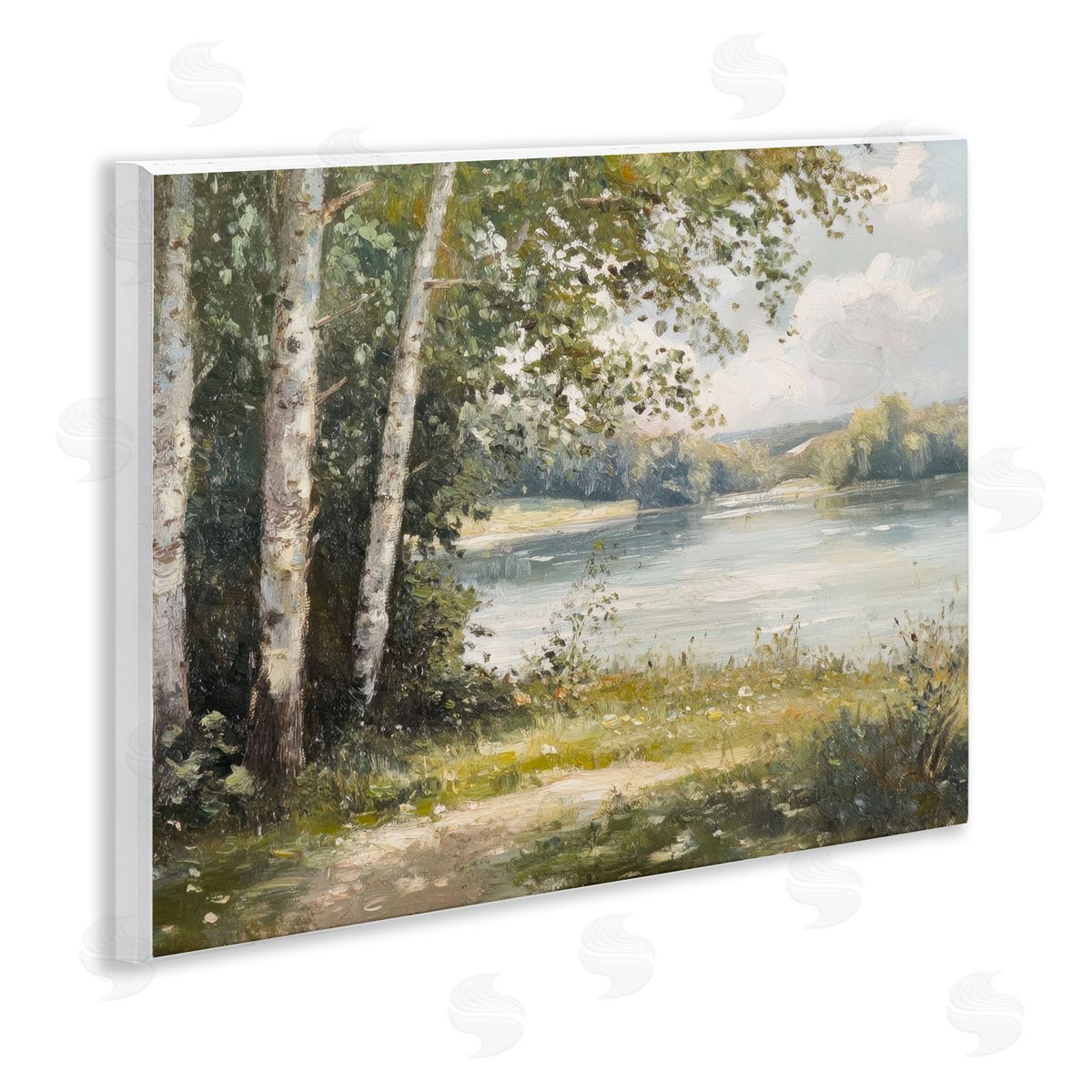 Place To Relax Lake View Wood Plaque Wall Art, Home Decor by Petal Prints Design