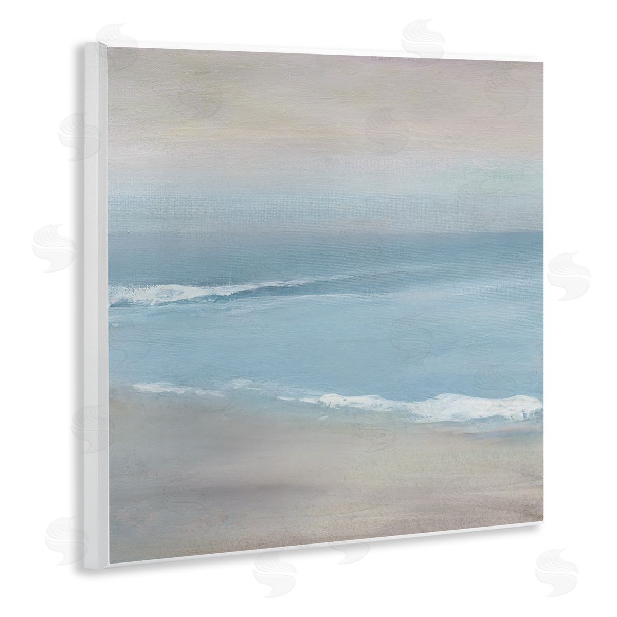 Coalescing Ocean & Shore Wood Plaque Wall Art, Home Decor by Carol Robinson