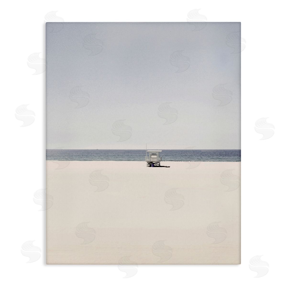 Distant California Beach Hut Canvas Wall Art, Home Decor by Gemma Bardot