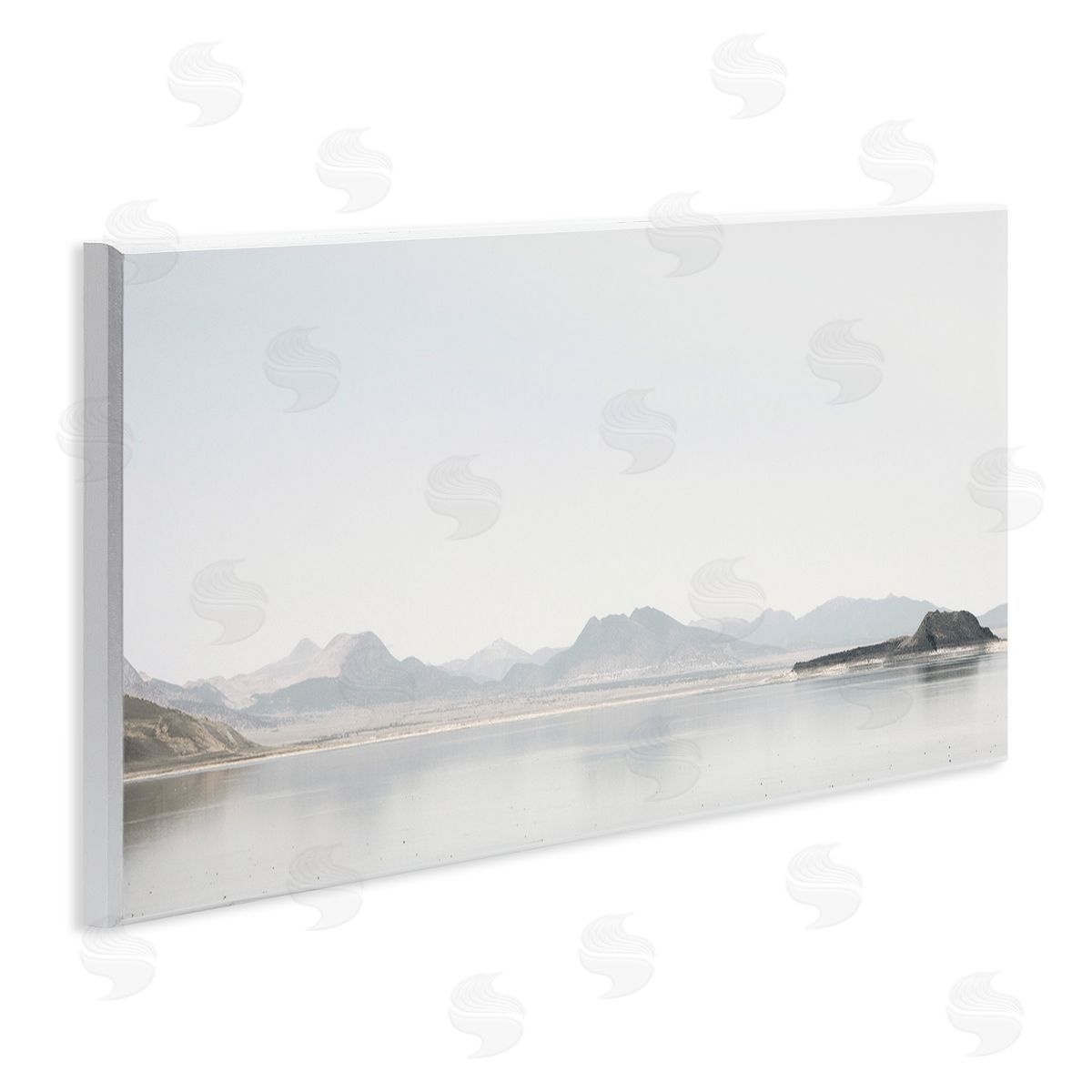 Misty Morning Mountain Wood Plaque Wall Art, Home Decor by Gemma Bardot