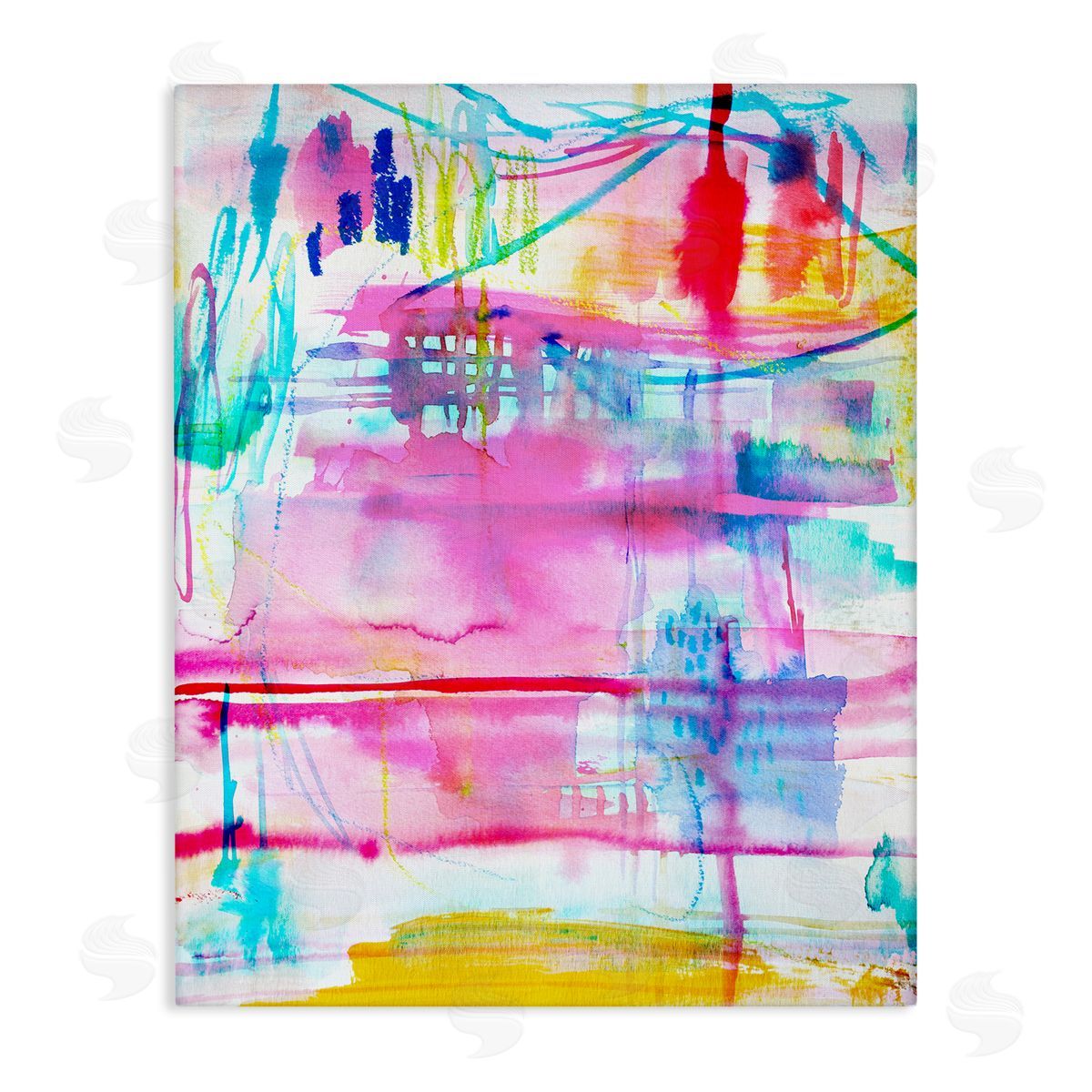 Picnic Party Composition Canvas Wall Art, Home Decor by Gemma Bardot