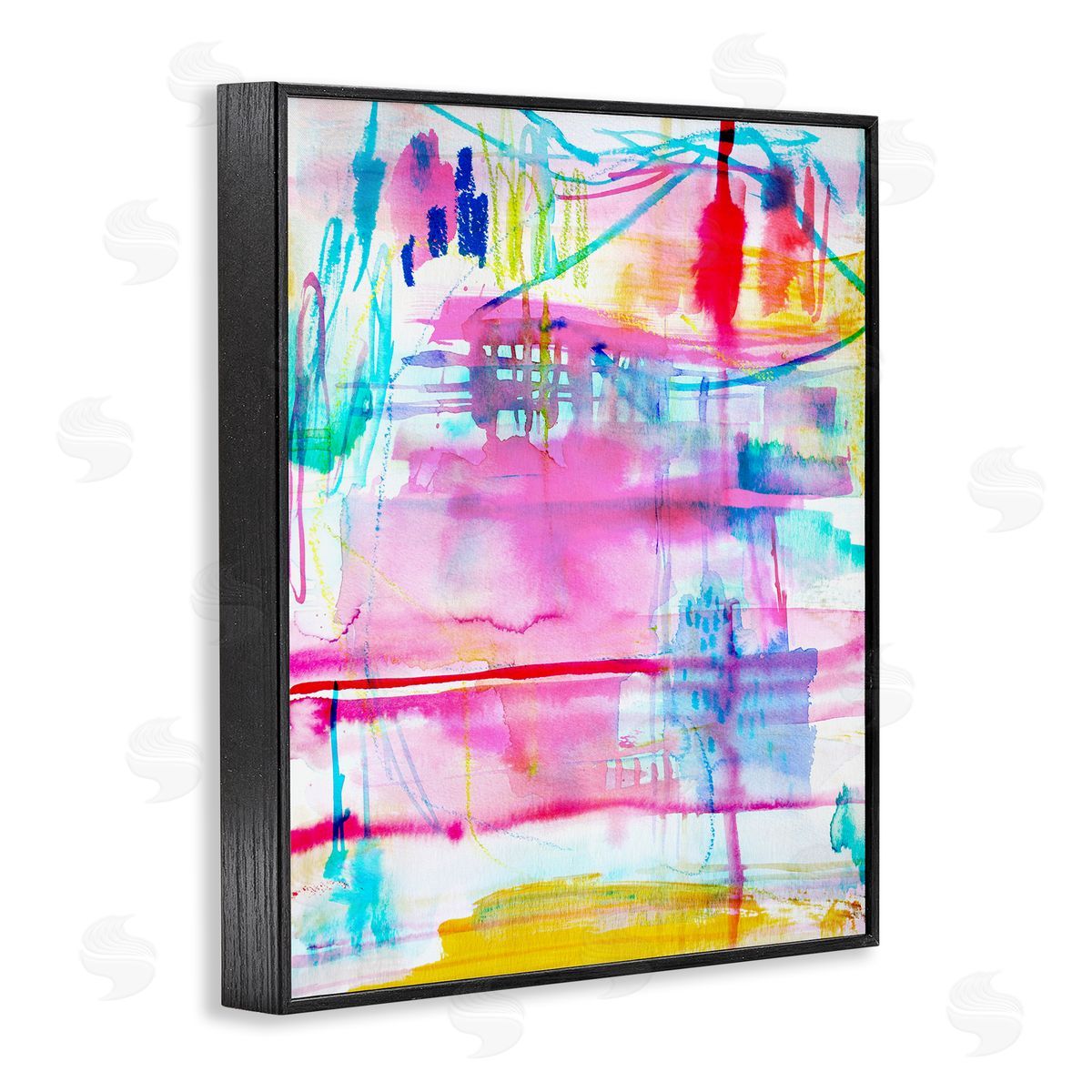 Picnic Party Composition Black Frame Print Wall Art, Home Decor by Gemma Bardot