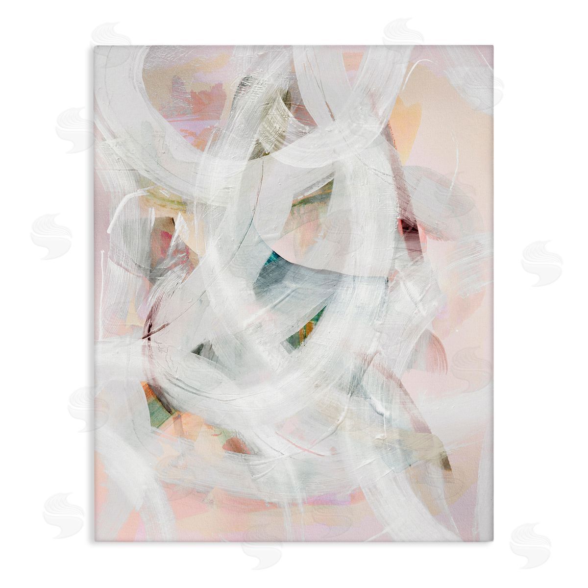 Tender Moments Abstraction Canvas Wall Art, Home Decor by Gemma Bardot