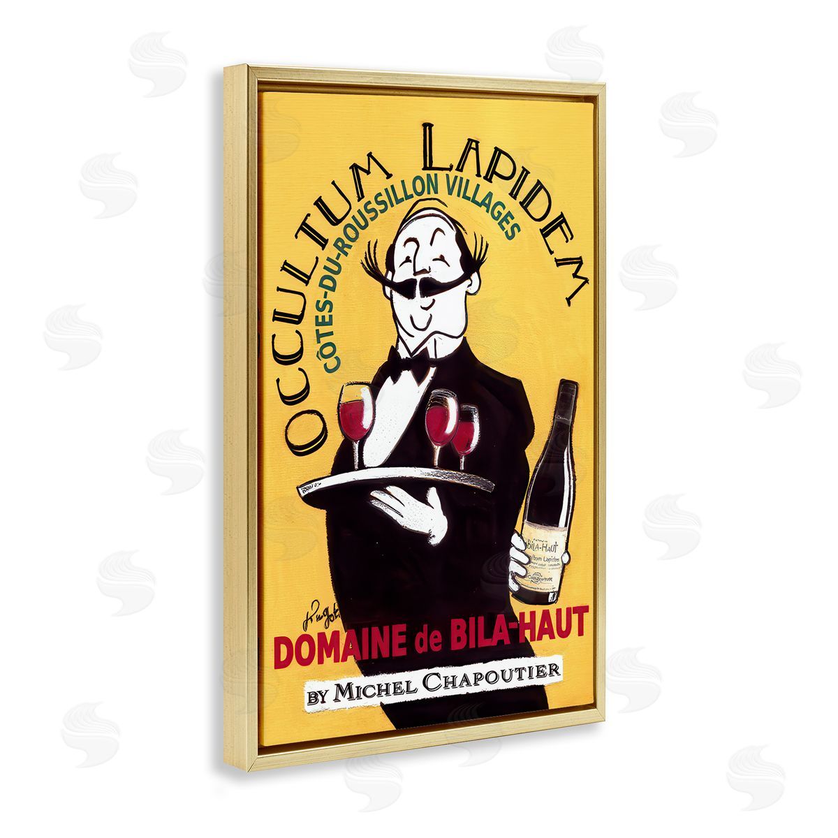 Jean-Pierre Got Vintage Waiter & Wine Canvas Wall Art Print