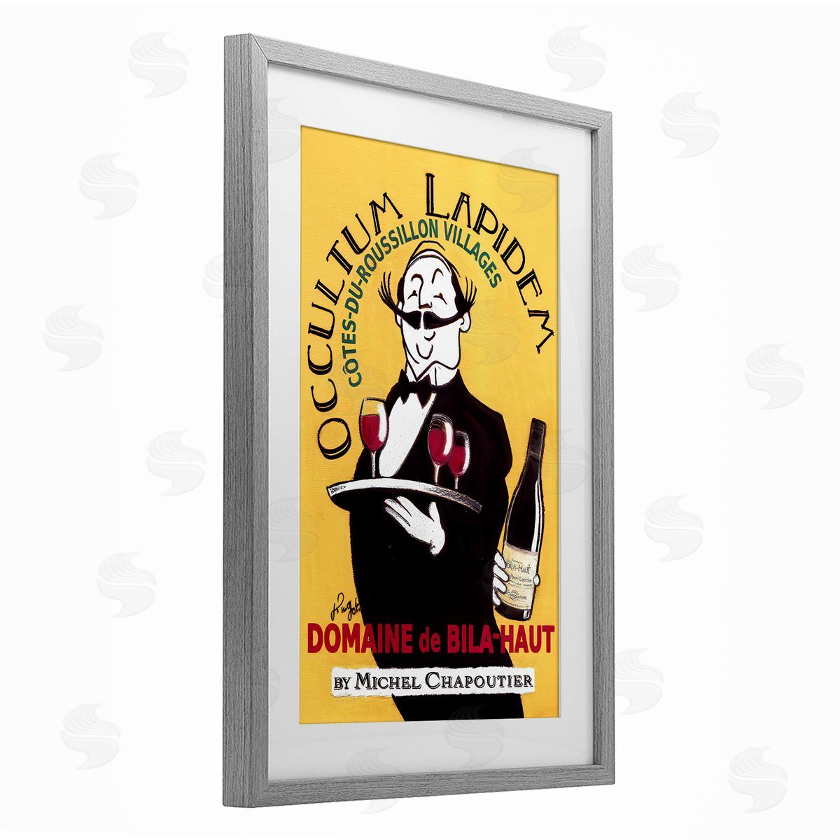 Jean-Pierre Got Vintage Waiter & Wine Canvas Wall Art Print