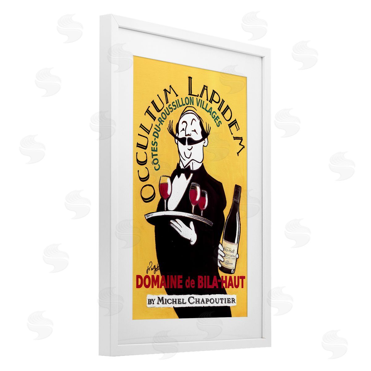 Jean-Pierre Got Vintage Waiter & Wine Canvas Wall Art Print