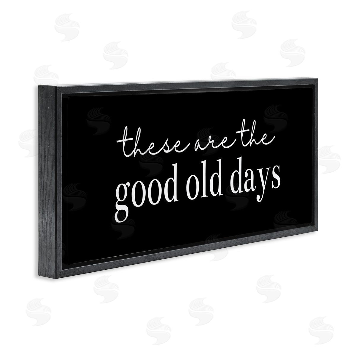 Katie Griggs Good Old Days on Black Canvas Wall Art Print