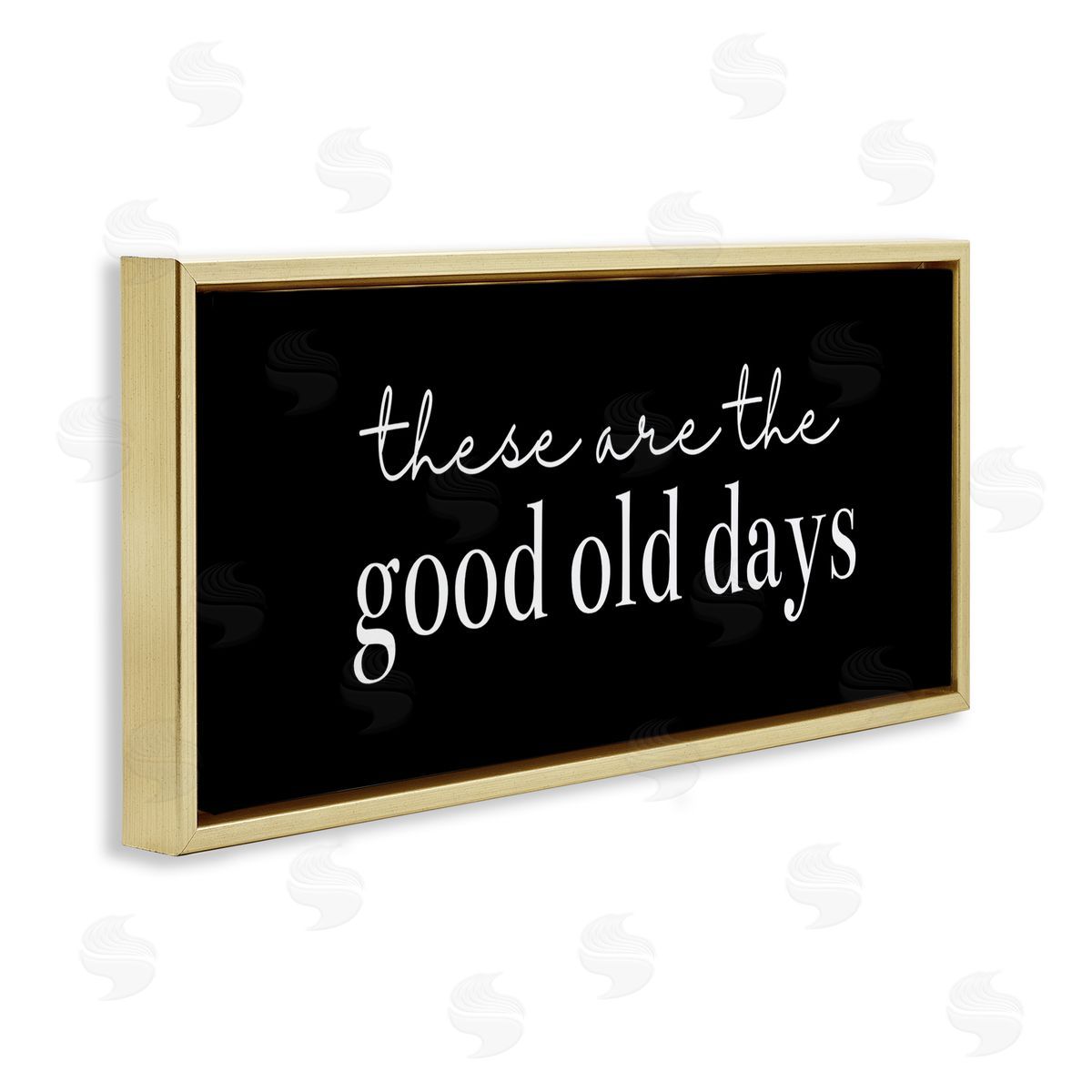 Katie Griggs Good Old Days on Black Canvas Wall Art Print