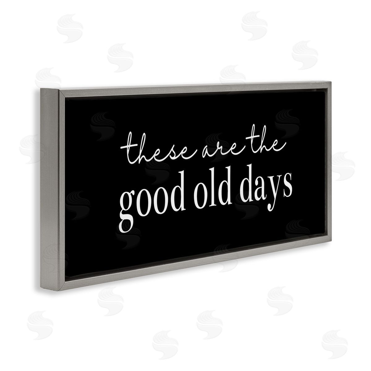 Katie Griggs Good Old Days on Black Canvas Wall Art Print